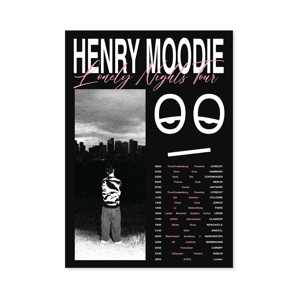 HENRY MOODIE 2024 SIGNED POSTER