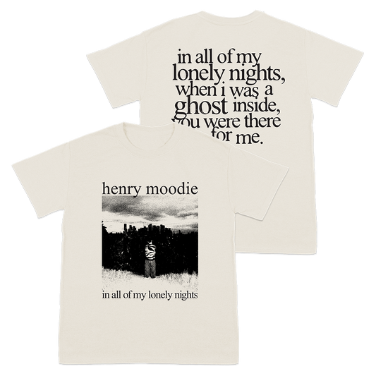 Lonely Nights Natural tee