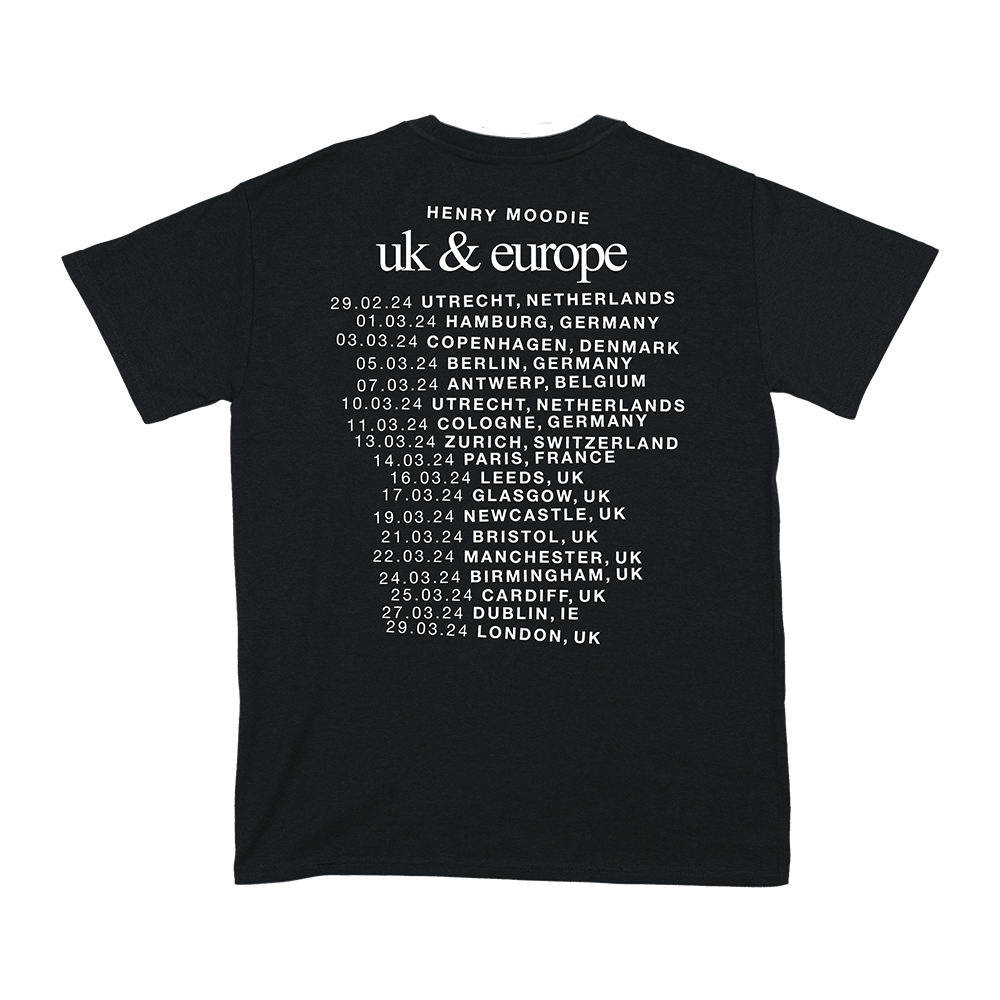 Black Lonely Nights 2024 Tour Tee