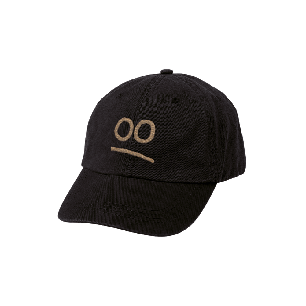 Face Embroidered Logo Cap