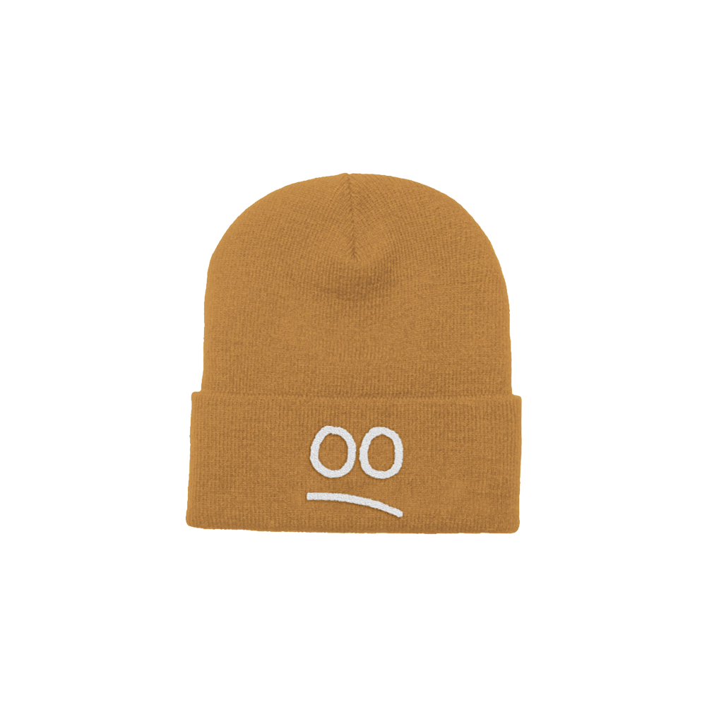 Beanie with deals face logo