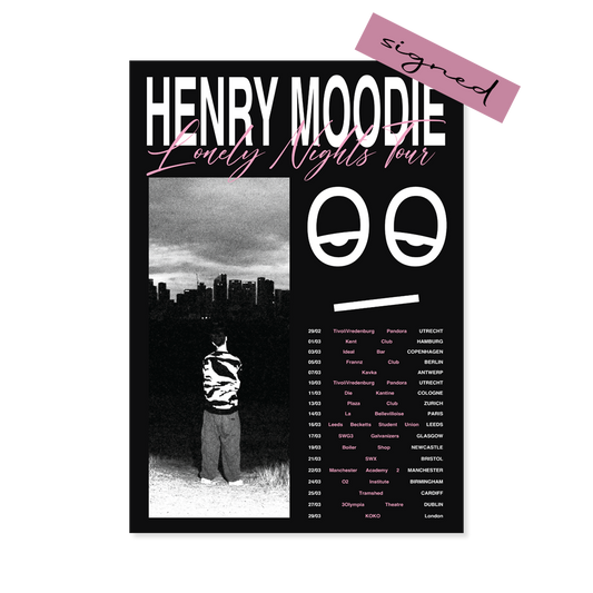 HENRY MOODIE 2024 SIGNED POSTER