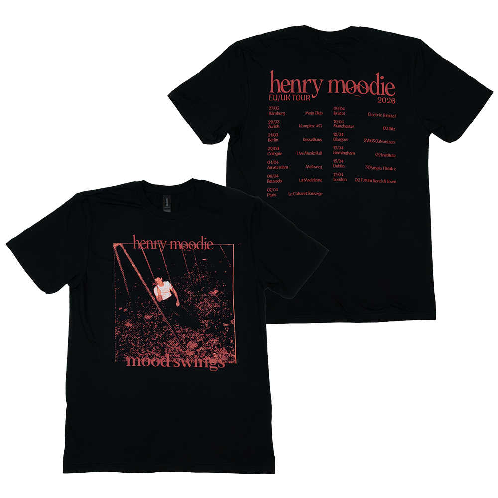 HM MOOD SWINGS TOUR TEE 2026 - BLACK – Henry Moodie | Official Merch Store