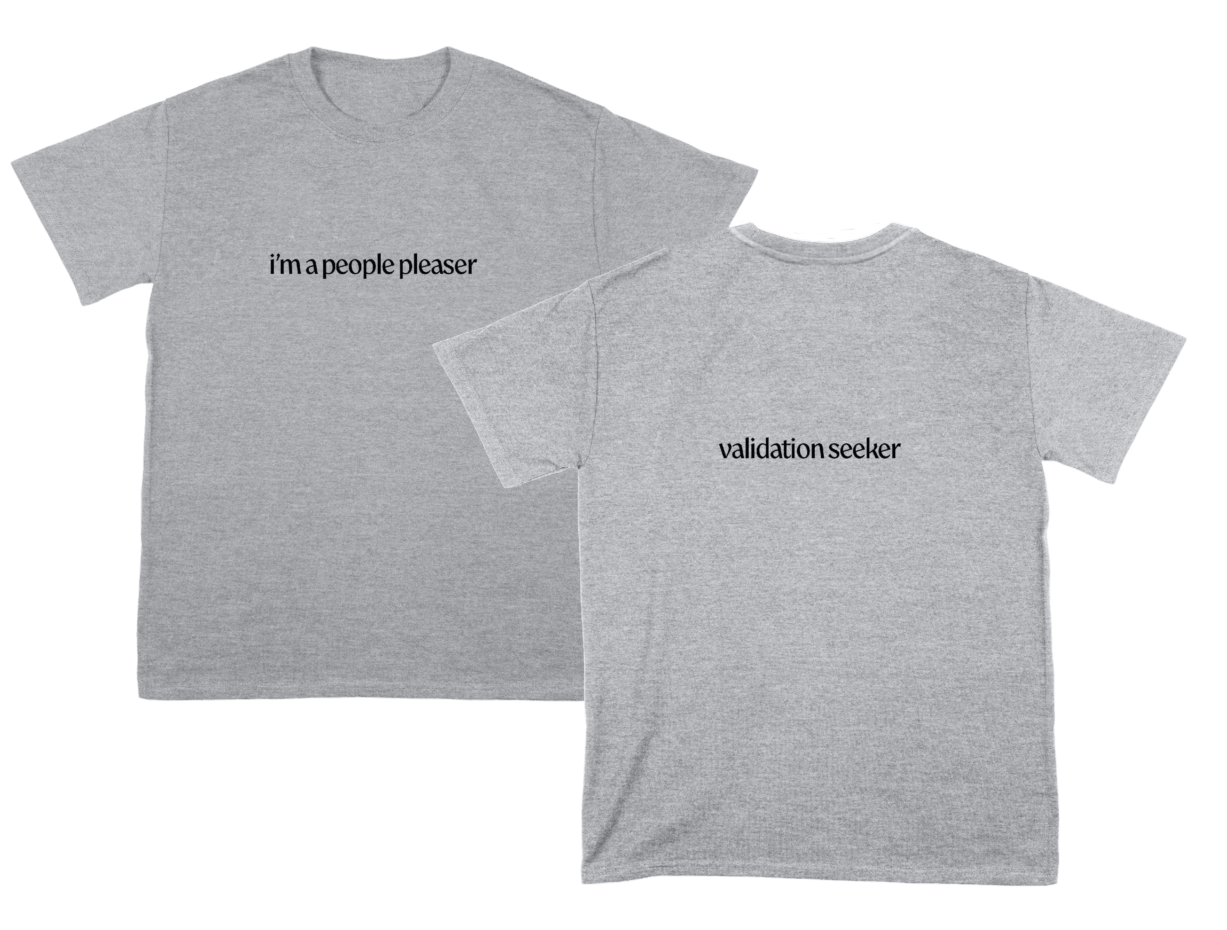 HM PEOPLE PLEASER TEE - GREY – Henry Moodie | Official Merch Store